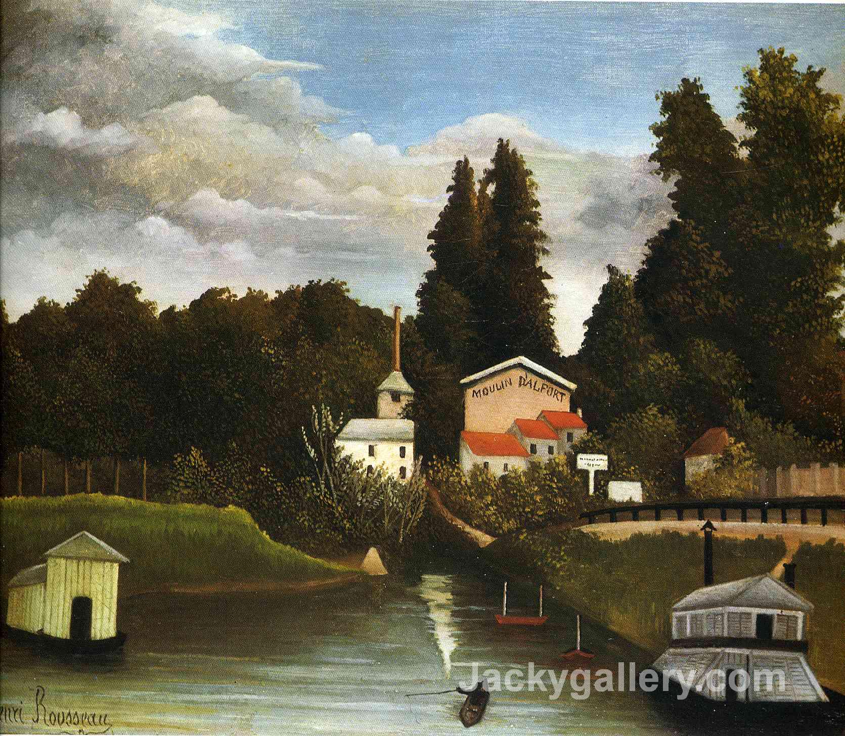 the Mill at Alfor by Henri Rousseau paintings reproduction